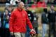 SOUTH BEND, IN - OCTOBER 28: Head coach Dave Doeren of the North Carolina State Wolfpack looks on before the game against the Notre Dame Fighting Irish at Notre Dame Stadium on October 28, 2017 in South Bend, Indiana. (Photo by Dylan Buell/Getty Images)