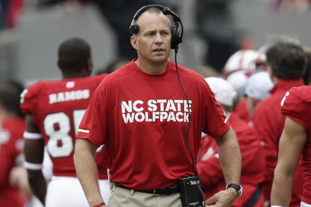 Clemson's North Carolina State's during the first half of an NCAA college football game in Raleigh, N.C., Saturday, Nov. 4, 2017. (AP Photo/Gerry Broome)