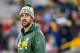 GREEN BAY, WI - NOVEMBER 06: Aaron Rodgers #12 of the Green Bay Packers looks on before the game against the Detroit Lions at Lambeau Field on November 6, 2017 in Green Bay, Wisconsin. (Photo by Stacy Revere/Getty Images)