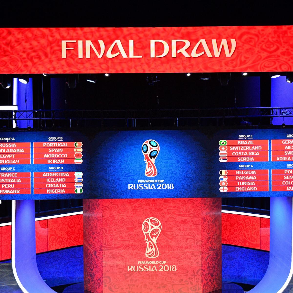 Crash Course On Each World Cup Group Bleacher Report Latest News Videos And Highlights