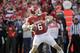 Baker Mayfield threw four TD pbades and led Oklahoma to the Big 12.