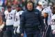 ORCHARD PARK, NY - DECEMBER 3: Head Coach Bill Belichick of the New England Patriots walks the sideline during a game against the Buffalo Bills on December 3, 2017 at New Era Field in Orchard Park, New York. (Photo by Tom Szczerbowski/Getty Images)