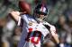 OAKLAND, CA - DECEMBER 03: Eli Manning #10 of the New York Giants warms up prior to their game against the Oakland Raiders at Oakland-Alameda County Coliseum on December 3, 2017 in Oakland, California. (Photo by Thearon W. Henderson/Getty Images)