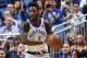 ORLANDO, FL - DECEMBER 1: Jordan Bell #2 of the Golden State Warriors handles the ball against the Orlando Magic on December 1, 2017 at Amway Center in Orlando, Florida. NOTE TO USER: User expressly acknowledges and agrees that, by downloading and or using this photograph, User is consenting to the terms and conditions of the Getty Images License Agreement. Mandatory Copyright Notice: Copyright 2017 NBAE (Photo by Fernando Medina/NBAE via Getty Images)