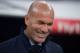 MADRID, SPAIN - NOVEMBER 28: Head coach Zinedine Zidane of Real Madrid CF smiles before the Copa del Rey, Round of 32, Second Leg match between Real Madrid and Fuenlabrada at Estadio Santiago Bernabeu on November 28, 2017 in Madrid, Spain. (Photo by Denis Doyle/Getty Images)