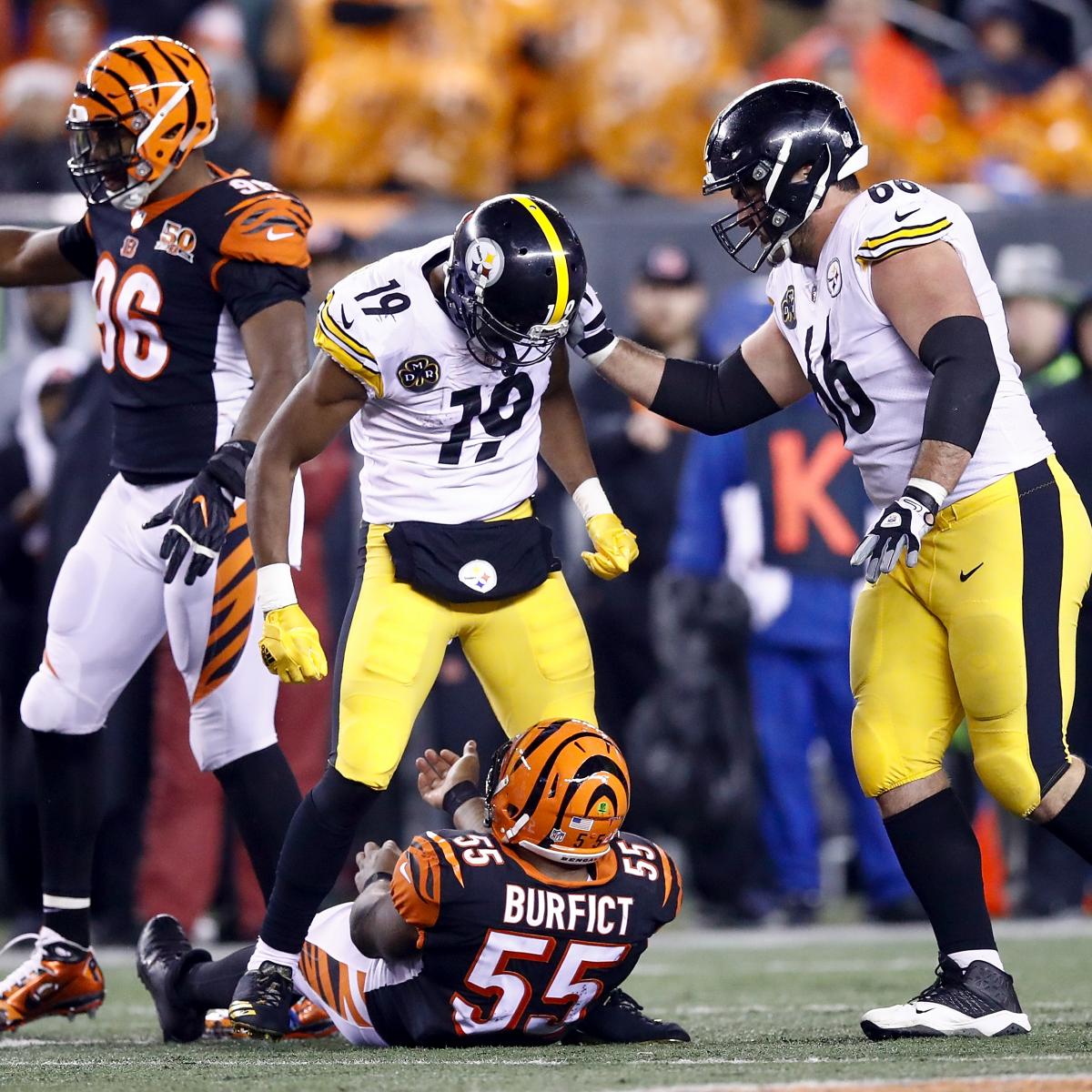 JuJu Smith-Schuster, George Iloka Suspended 1 Game After Bengals vs. Steelers ...