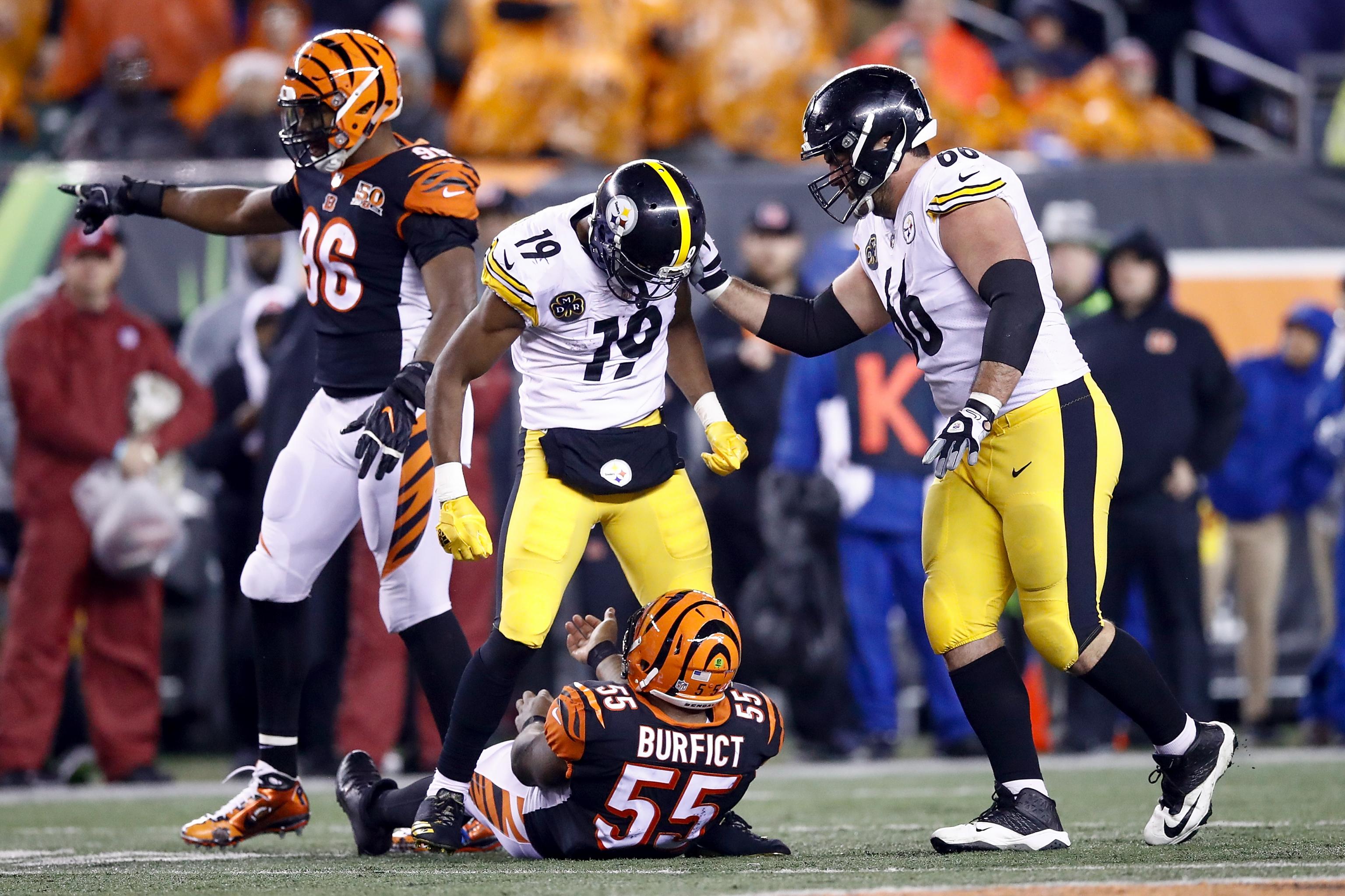 Vontaze Burfict should be suspended for hit, Steelers OL says