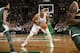 BOSTON, MA - December 4: Al Horford #42 of the Boston Celtics handles the ball against the Milwaukee Bucks on December 4, 2017 at the TD Garden in Boston, Massachusetts. NOTE TO USER: User expressly acknowledges and agrees that, by downloading and or using this photograph, User is consenting to the terms and conditions of the Getty Images License Agreement. Mandatory Copyright Notice: Copyright 2017 NBAE (Photo by Brian Babineau/NBAE via Getty Images)