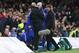 LONDON, ENGLAND - NOVEMBER 29: Chelsea first team head coach Antonio Conte argues with the fourth official after being sent to the stand by referee Neil Swarbrick during the Premier League match between Chelsea and Swansea City at Stamford Bridge on November 29, 2017 in London, England. (Photo by Athena Pictures/Getty Images)