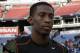 FILE - In this Nov. 12, 2017, file photo, Cincinnati Bengals free safety George Iloka is shown after an NFL football game against the Tennessee Titans, in Nashville, Tenn. Pittsburgh Steelers rookie wide receiver JuJu Smith-Schuster and Cincinnati Bengals cornerback George Iloka have been suspended one game each by the NFL for violating league safety rules. Smith-Schuster was flagged for unnecessary roughness and taunting after a blindside hit on Bengals linebacker Vontaze Burfict in the fourth quarter of Pittsburgh's 23-20 victory Monday night, Dec. 5. Iloka was penalized for unnecessary roughness for a helmet-to-helmet hit on Steelers wide receiver Antonio Brown. (AP Photo/James Kenney, File)