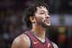 CLEVELAND, OH - NOVEMBER 5: Derrick Rose #1 of the Cleveland Cavaliers looks on during the game against the Atlanta Hawks on November 5, 2017 at Quicken Loans Arena in Cleveland, Ohio. NOTE TO USER: User expressly acknowledges and agrees that, by downloading and or using this Photograph, user is consenting to the terms and conditions of the Getty Images License Agreement. Mandatory Copyright Notice: Copyright 2017 NBAE (Photo by David Liam Kyle/NBAE via Getty Images)