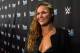   LAS VEGAS, NV - SEPTEMBER 12: MMA fighter Ronda Rousey appears on the red carpet of the WWE Mae Young Clbadic on September 12, 2017 in Las Vegas, Nevada. (Photo by Bryan Steffy / Getty Images for WWE) 