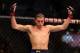 ANAHEIM, CA - JULY 29: Brian Ortega acknowledges the crowd in his featherweight bout against Renato Moicano of Brazil during the UFC 214 event at Honda Center on July 29, 2017 in Anaheim, California. (Photo by Christian Petersen/Zuffa LLC/Zuffa LLC via Getty Images)