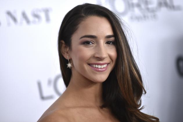 Aly Raisman attends the 2017 Glamour Women of the Year Awards at Kings Theatre on Monday, Nov. 13, 2017, in New York. (Photo by Evan Agostini/Invision/AP)