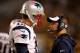 PITTSBURGH, PA - OCTOBER 23: Tom Brady #12 of the New England Patriots talks with Offensive Coordinator Josh McDaniels in the fourth quarter during the game against the Pittsburgh Steelers at Heinz Field on October 23, 2016 in Pittsburgh, Pennsylvania. (Photo by Justin K. Aller/Getty Images)