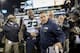 Members of the Seattle Seahawks staff escort Seattle Seahawks defensive tackle Quinton Jefferson (99) from the field after he got into a shouting match with fans, when objects were thrown at him, in the closing moments of an NFL football game against the Jacksonville Jaguars, Sunday, Dec. 10, 2017, in Jacksonville, Fla. Jacksonville won 30-24.(AP Photo/Stephen B. Morton)