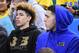 LOS ANGELES, CA - MARCH 01: (L-R) LaMelo and LiAngelo Ball attend the game between the UCLA Bruins and the Washington Huskies at Pauley Pavilion on March 1, 2017 in Los Angeles, California. (Photo by Jayne Kamin-Oncea/Getty Images)