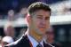CHICAGO, IL - NOVEMBER 01: Chicago Bears general manager Ryan Pace stands on the sidelines during warm-ups prior to the game against the Minnesota Vikings at Soldier Field on November 1, 2015 in Chicago, Illinois. (Photo by Jonathan Daniel/Getty Images)