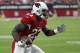 Arizona Cardinals running back Adrian Peterson (23) during the second half of an NFL football game against the Jacksonville Jaguars, Sunday, Nov. 26, 2017, in Glendale, Ariz. (AP Photo/Rick Scuteri)