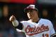 BALTIMORE, MD - SEPTEMBER 24: Manny Machado #13 of the Baltimore Orioles plays third base against the Tampa Bay Rays at Oriole Park at Camden Yards on September 24, 2017 in Baltimore, Maryland. (Photo by G Fiume/Getty Images)