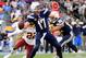 CARSON, CA - DECEMBER 10: Philip Rivers #17 of the Los Angeles Chargers throws a touchdown pass to Keenan Allen #13 during the third quarter in a 30-13 win over the Washington Redskins at StubHub Center on December 10, 2017 in Carson, California. (Photo by Harry How/Getty Images)
