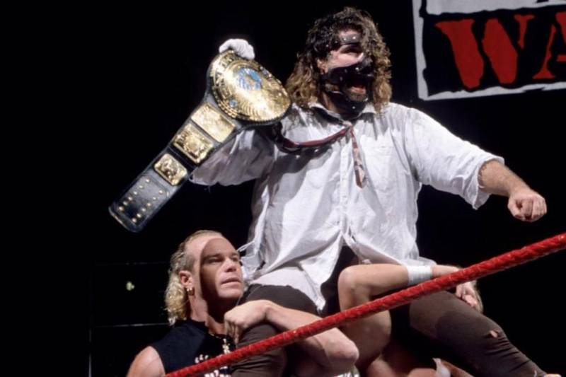 Image result for mankind wins title