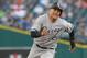 DETROIT, MI - SEPTEMBER 16: Avisail Garcia #26 of the Chicago White Sox runs the bases during the game against the Detroit Tigers at Comerica Park on September 16, 2017 in Detroit, Michigan. The White Sox defeated the Tigers 10-4. (Photo by Mark Cunningham/MLB Photos via Getty Images)