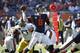 CHICAGO, IL - SEPTEMBER 24: Mike Glennon #8 of the Chicago Bears throws a pass during a game against the Pittsburgh Steelers at Soldier Field on September 24, 2017 in Chicago, Illinois. The Bears won 23-17 in overtime. (Photo by Joe Robbins/Getty Images)