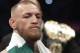 Conor McGregor enters the ring before a super welterweight boxing match against Floyd Mayweather Jr., Saturday, Aug. 26, 2017, in Las Vegas. (AP Photo/Isaac Brekken)