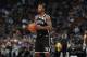 Brooklyn Nets guard Sean Kilpatrick (6) in the second half of an NBA basketball game Tuesday, Nov. 7, 2017, in Denver. The Nuggets won 112-104. (AP Photo/David Zalubowski)