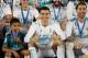 ABU DHABI, UNITED ARAB EMIRATES - DECEMBER 16: Cristiano Ronaldo of Real Madrid celebrates with his son Cristiano Ronaldo Jnr and his team-mates at the end of the FIFA Club World Cup UAE 2017 final match between Gremio and Real Madrid CF at Zayed Sports City Stadium on December 16, 2017 in Abu Dhabi, United Arab Emirates. (Photo by Matthew Ashton - AMA/Getty Images)