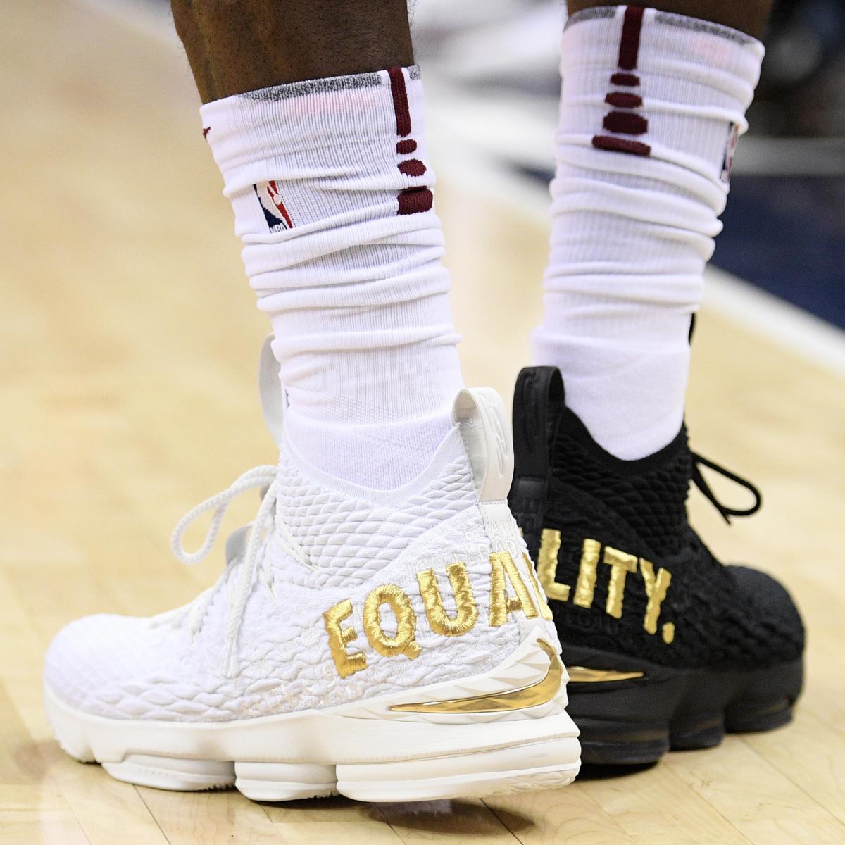 LeBron James on Wearing 'Equality' Shoes: 'Not Going to Let 1 Person  Dictate Us' | News, Scores, Highlights, Stats, and Rumors | Bleacher Report