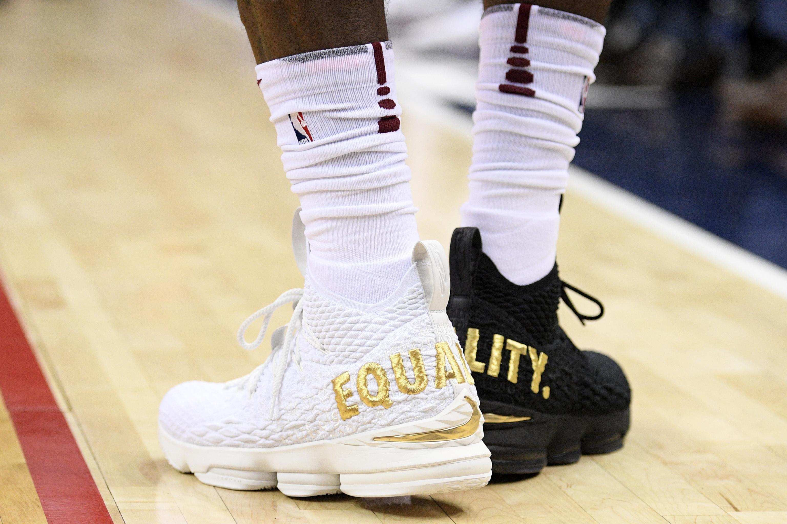 LeBron equality lebrons James on Wearing 'Equality' Shoes: 'Not Going to Let 1
