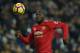 Manchester United's Belgian striker Romelu Lukaku chases the ball during the English Premier League football match between West Bromwich Albion and Manchester United at The Hawthorns stadium in West Bromwich, central England, on December 17, 2017.
/ AFP PHOTO / Oli SCARFF / RESTRICTED TO EDITORIAL USE. No use with unauthorized audio, video, data, fixture lists, club/league logos or 'live' services. Online in-match use limited to 75 images, no video emulation. No use in betting, games or single club/league/player publications. / (Photo credit should read OLI SCARFF/AFP/Getty Images)