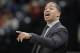 Cleveland Cavaliers head coach Tyronn Lue gives instructions during the second half of an NBA basketball game against the Indiana Pacers, Friday, Dec. 8, 2017, in Indianapolis. The Pacers won 106-102. (AP Photo/Darron Cummings)