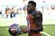 MIAMI GARDENS, FL - NOVEMBER 19: DeSean Jackson #11 of the Tampa Bay Buccaneers looks on before a NFL game against the Miami Dolphins at Hard Rock Stadium on November 19, 2017 in Miami Gardens, Florida. (Photo by Ron Elkman/Sports Imagery/ Getty Images)