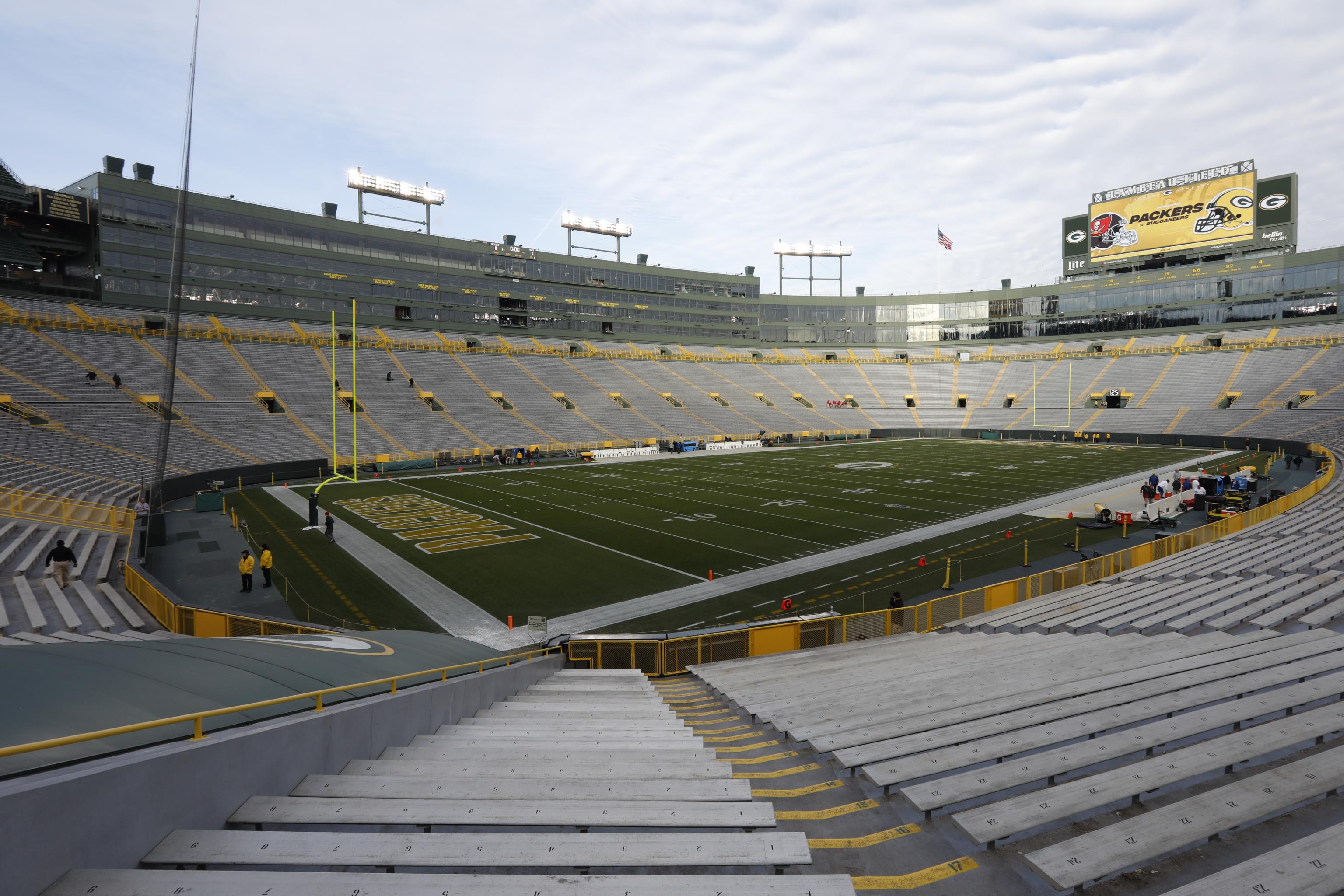 Green Bay Packers home opener to be played in an empty Lambeau