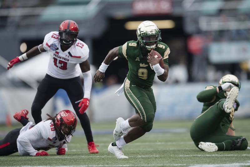 Usf Beats Texas Tech In Birmingham Bowl Thriller Quinton Flowers