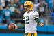 CHARLOTTE, NC - DECEMBER 17: Aaron Rodgers #12 of the Green Bay Packers during their game against the Carolina Panthers at Bank of America Stadium on December 17, 2017 in Charlotte, North Carolina. The Panthers won 31-24. (Photo by Grant Halverson/Getty Images)