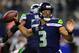 ARLINGTON, TX - DECEMBER 24: Russell Wilson #3 of the Seattle Seahawks throws against the Dallas Cowboys at AT&T Stadium on December 24, 2017 in Arlington, Texas. (Photo by Ronald Martinez/Getty Images)