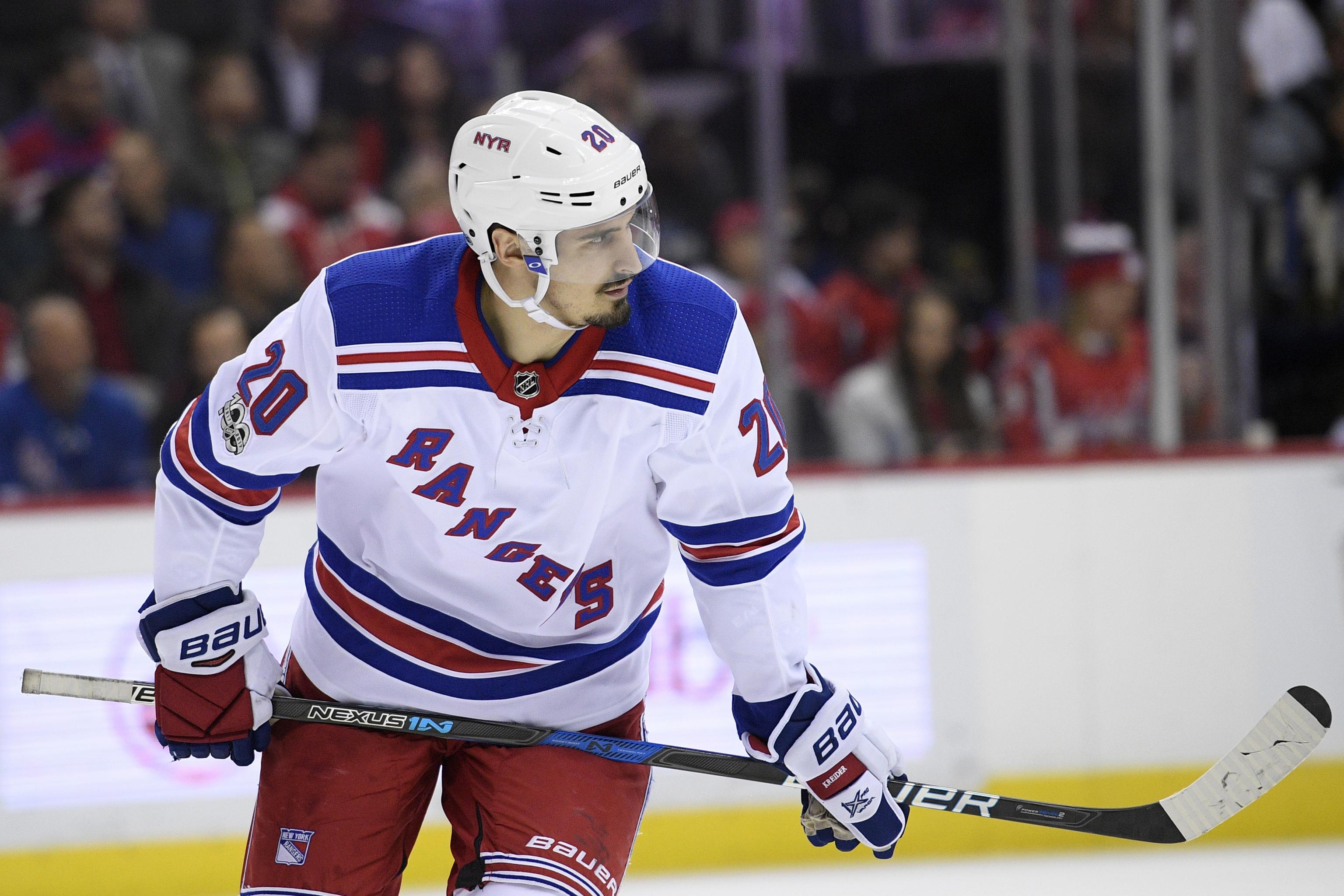 NHL injuries: Rangers' Kreider undergoes successful rib resection following  blood clot scare