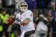 SEATTLE, WA - NOVEMBER 25: Quarterback Luke Falk #4 of the Washington State Cougars passes against the Washington Huskies at Husky Stadium on November 25, 2017 in Seattle, Washington. (Photo by Otto Greule Jr/Getty Images)