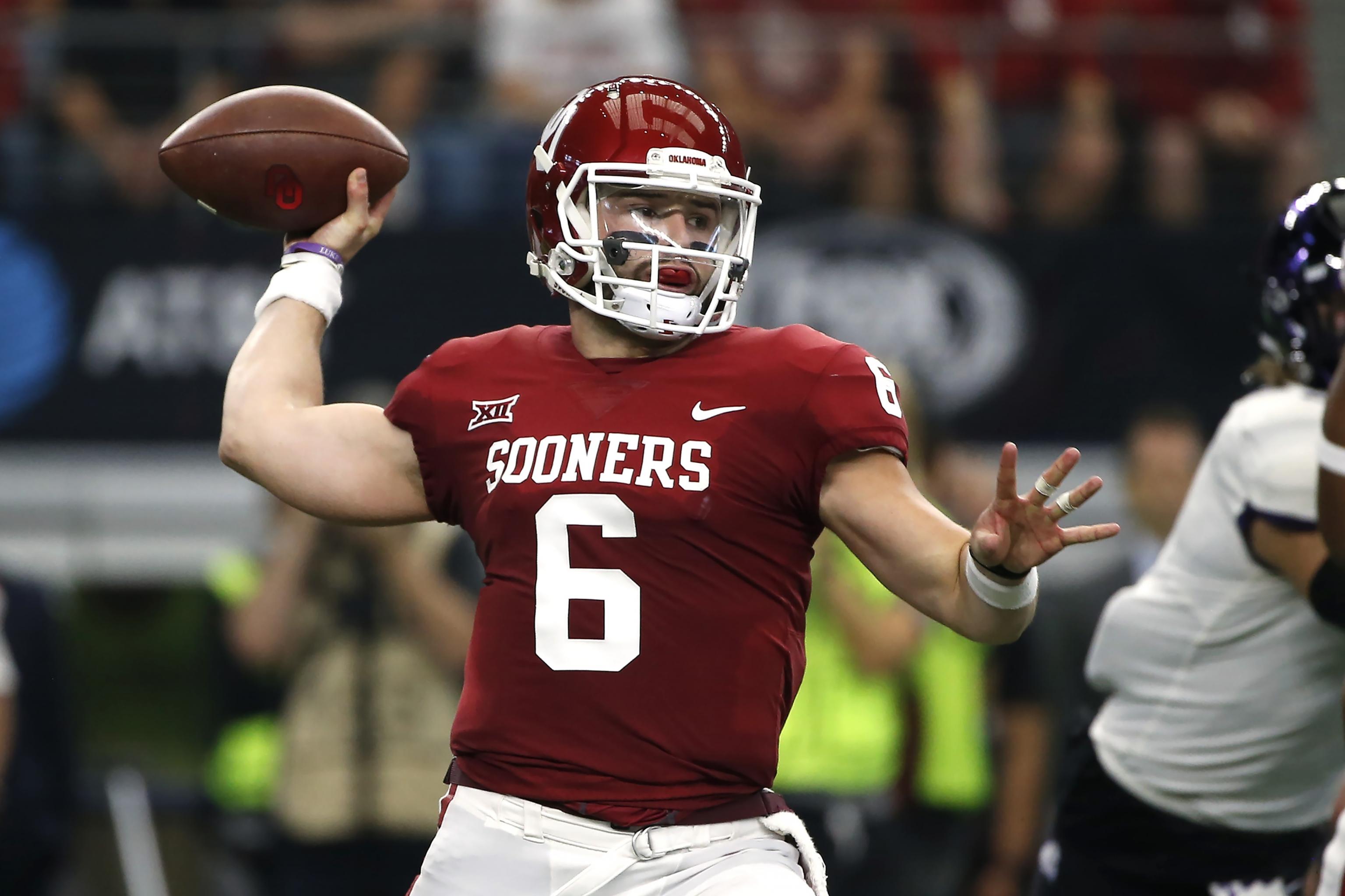 Rose Bowl: Watch Baker Mayfield catch TD pass on trick play, give Oklahoma  big lead over Georgia 