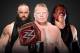 Braun Strowman, Brock Lesnar and Kane.