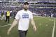 Indianapolis Colts quarterback Andrew Luck walks off the field following an NFL football game against the Houston Texans, Sunday, Dec. 31, 2017, in Indianapolis. Indianapolis won 22-13. (AP Photo/Michael Conroy)