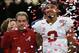 NEW ORLEANS, LA - JANUARY 01: Jalen Hurts #2 of the Alabama Crimson Tide and head coach Nick Saban celebrate thier win after the AllState Sugar Bowl against the Clemson Tigers at the Mercedes-Benz Superdome on January 1, 2018 in New Orleans, Louisiana. (Photo by Sean Gardner/Getty Images)