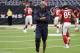 Houston Texans quarterback Deshaun Watson (4) before an NFL football game against the San Francisco 49ers,Sunday, Dec. 10, 2017, in Houston. (AP Photo/David J. Phillip)