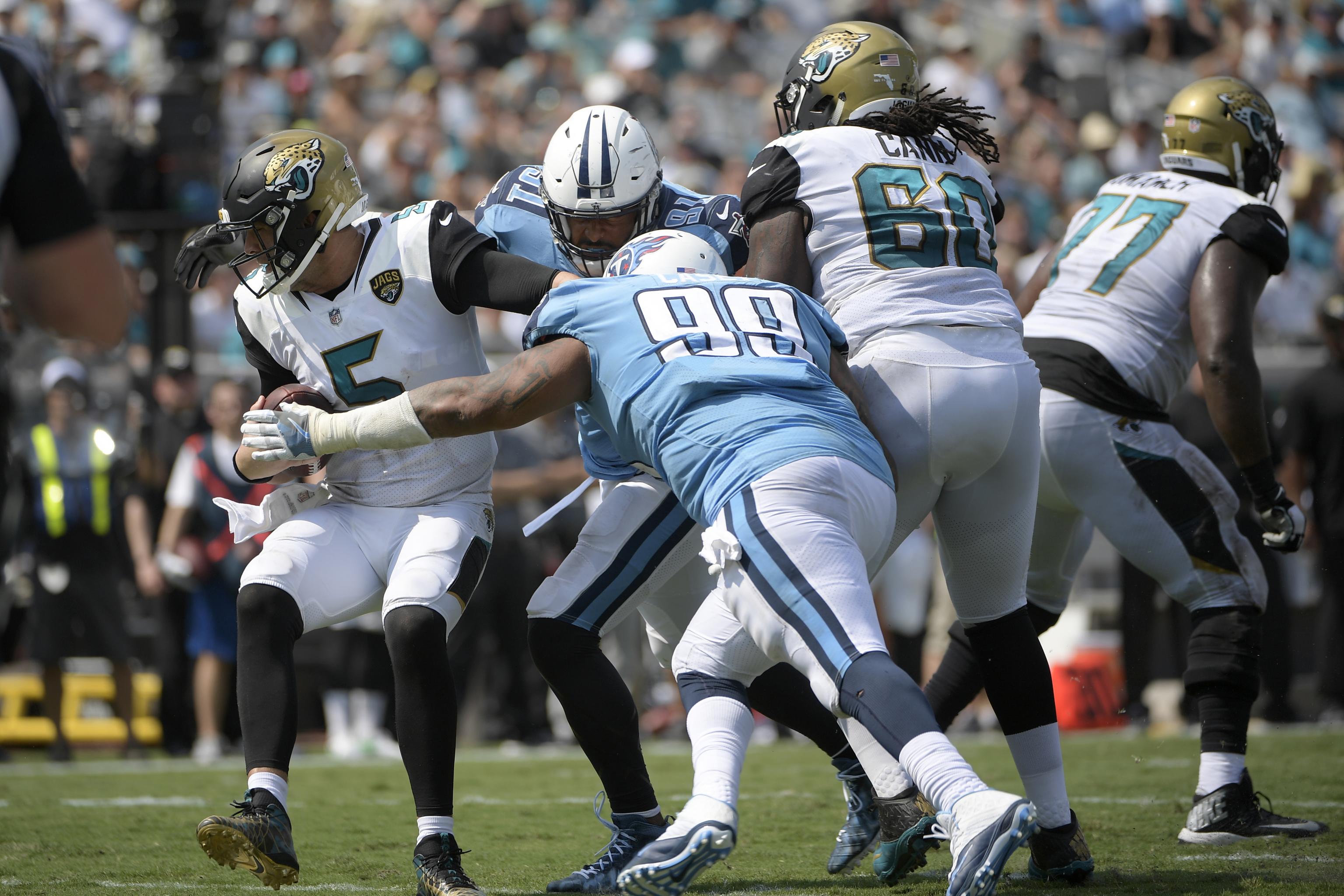 Titans' Jurell Casey: Blake Bortles will 'choke' when game is on the line 