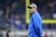 Detroit Lions offensive coordinator Jim Bob Cooter seen during pregame of an NFL football game against the Chicago Bears, Saturday, Dec. 16, 2017, in Detroit. (AP Photo/Rey Del Rio)