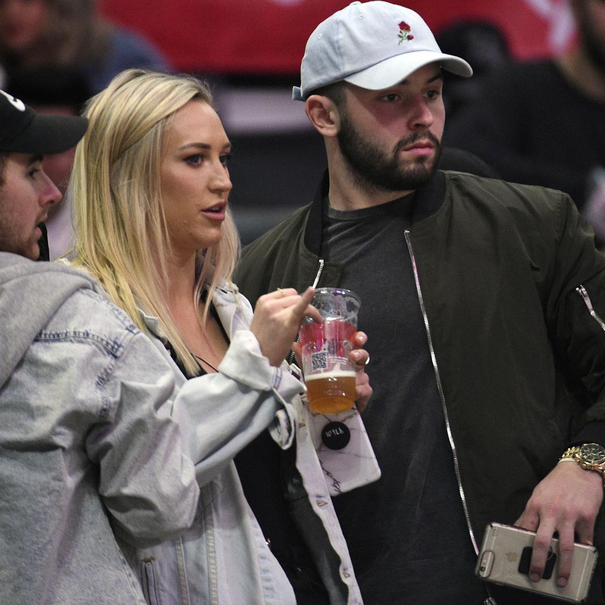 Baker Mayfield Attends Clippers Game While in LA for Rose Bowl | Bleacher Report ...